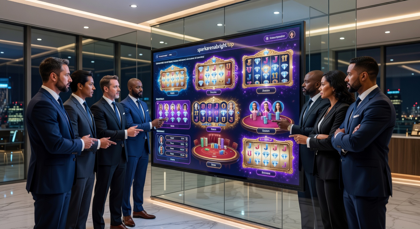 Professional team operating premium social casino platform interface