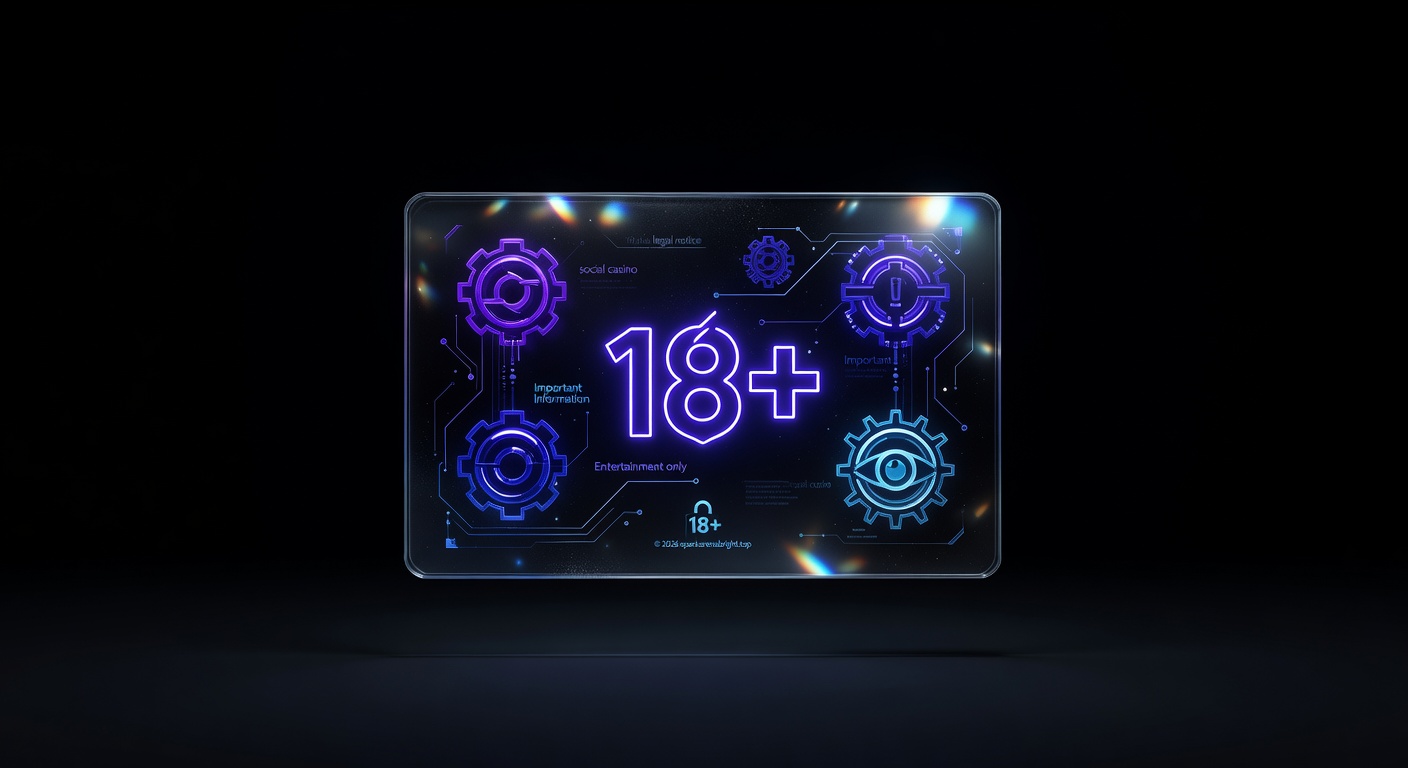 18 plus legal notice icon with premium dark neon style