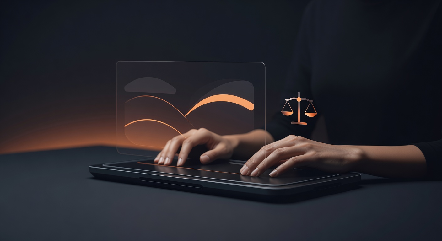 Calm responsible gaming guidance visual with premium dark style and soft orange glow